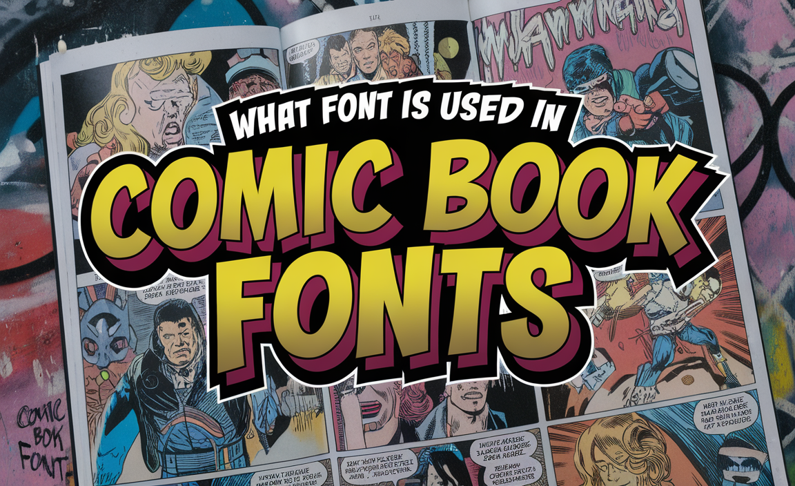 What Font Is Used In Comic Books