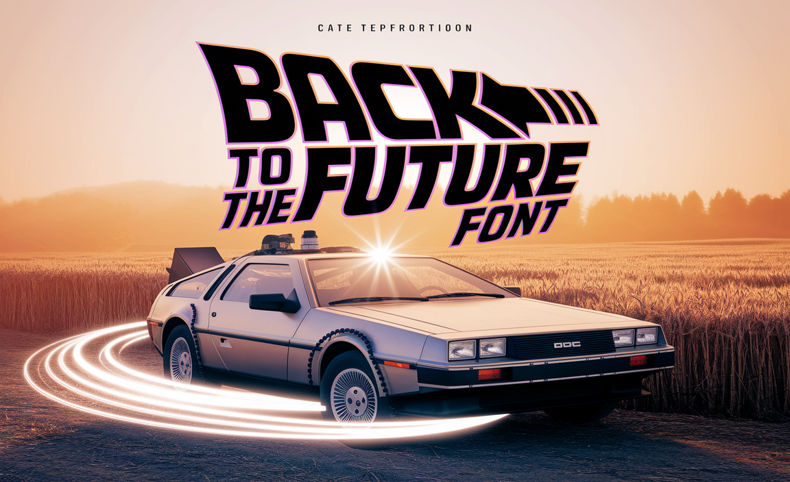 Back To The Future Font