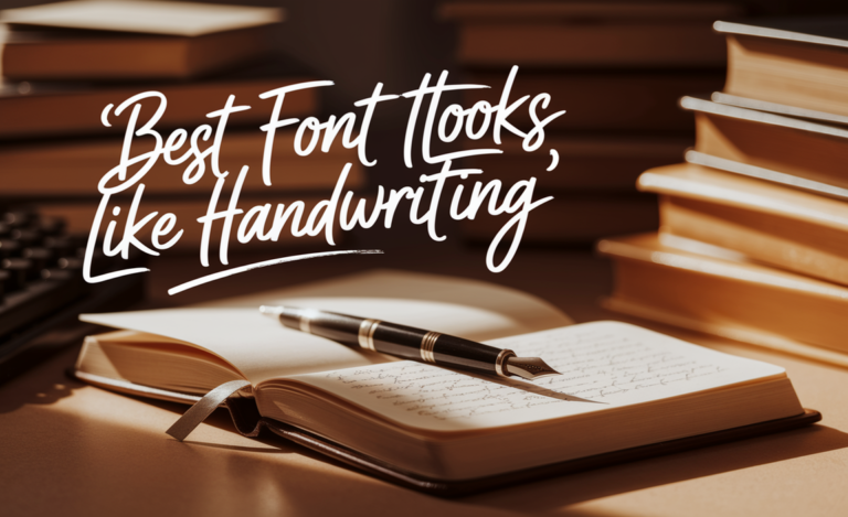 Best Font That Looks Like Handwriting