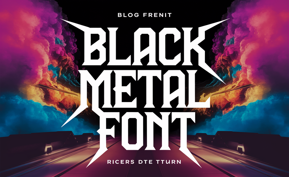 Black Metal Font