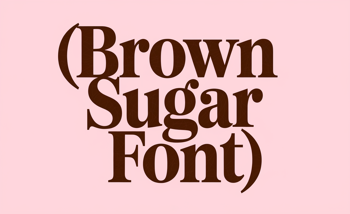 Brown Sugar Font