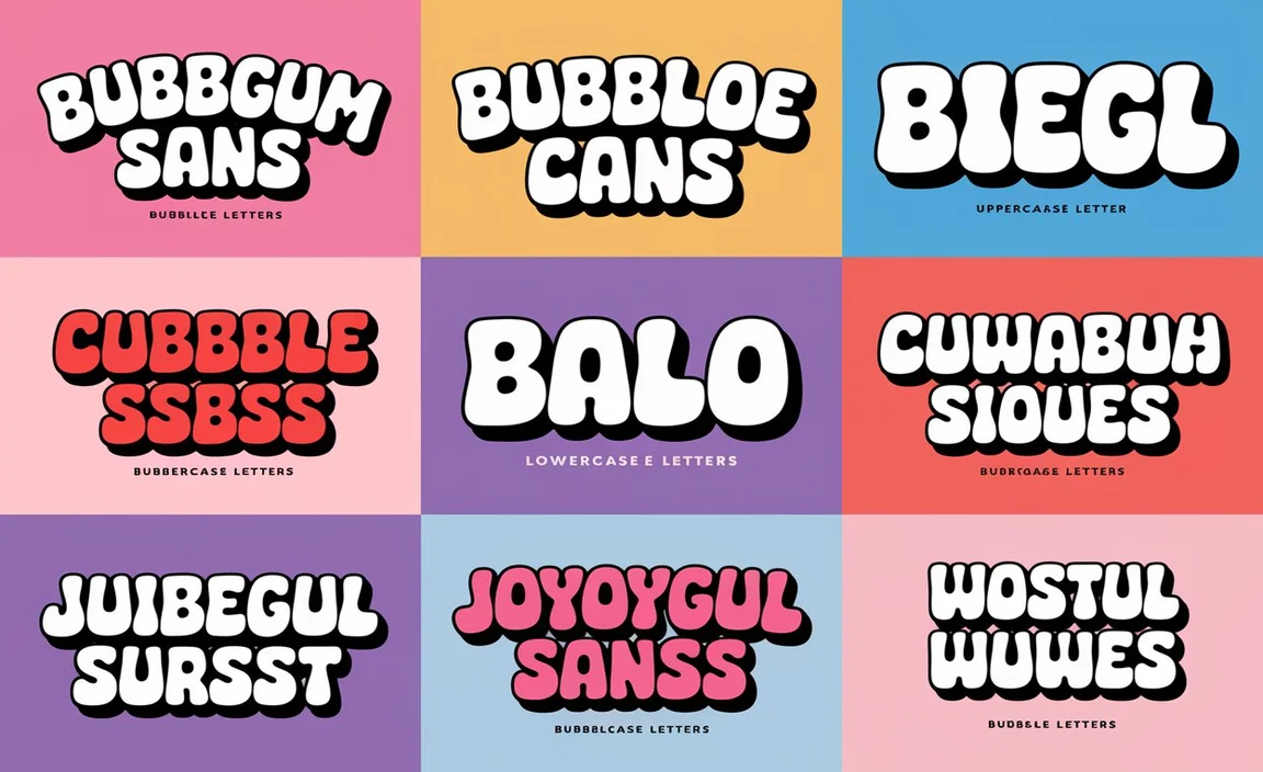 Creating Styled Text with Bubble Fonts