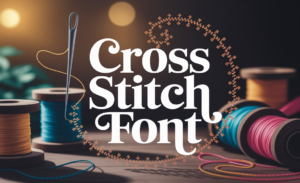 Cross Stitch Font