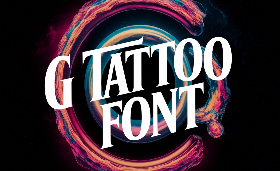 G Tattoo Font