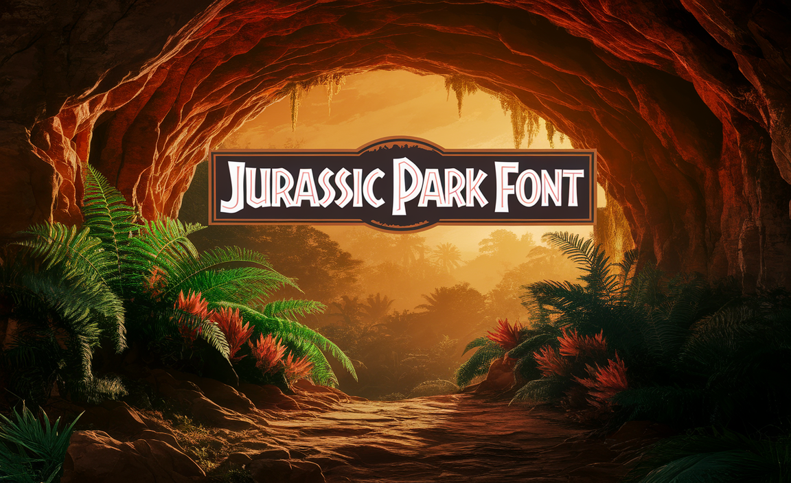 Jurassic Park Font Family Includes