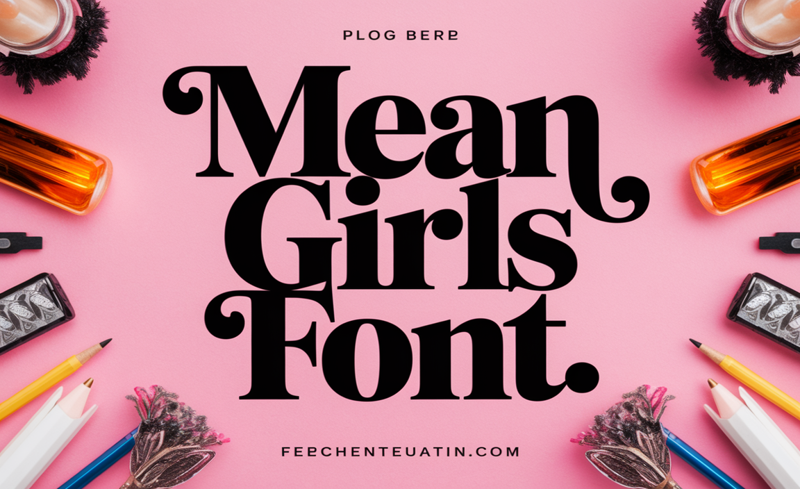 Mean Girls Font
