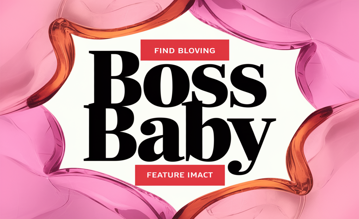 The Boss Baby Font Family