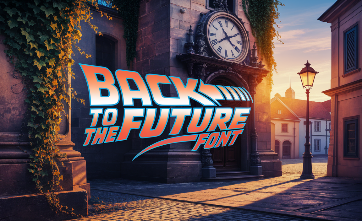 Type of the Back to the Future Font (Font Family)