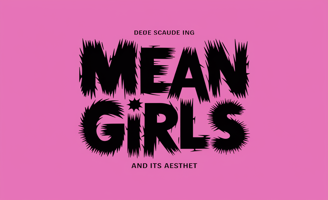 Understanding the Mean Girls Font and Its Aesthetic