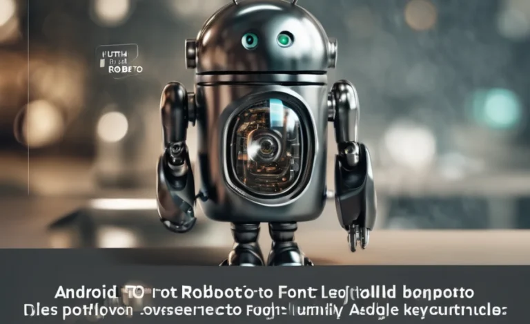 Android Roboto Font