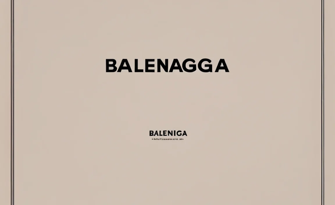 balenciaga logo font