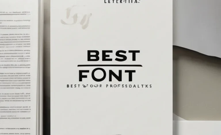 best font for professional letter