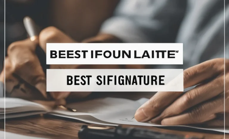 Best Font That Looks Like Signature