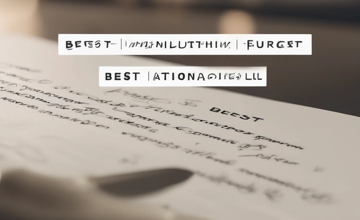 Best Font That Looks Like Signature: Top Picks
