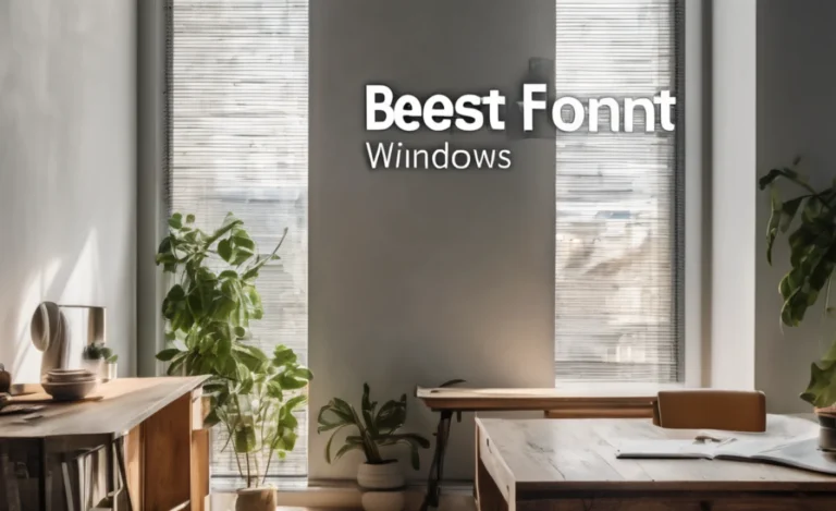 Best Windows Font