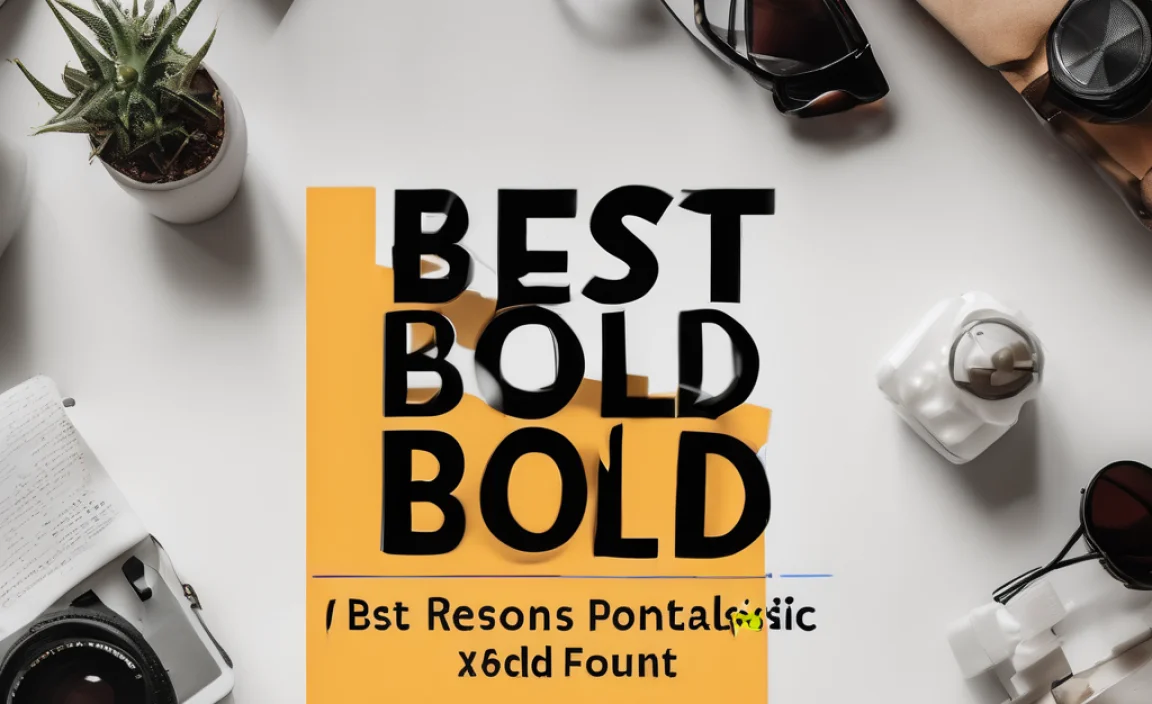 Bold Fonts Aid in Message Clarity