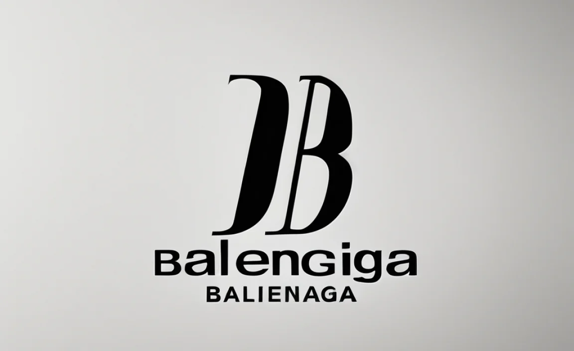 Features of the Balenciaga Logo Font
