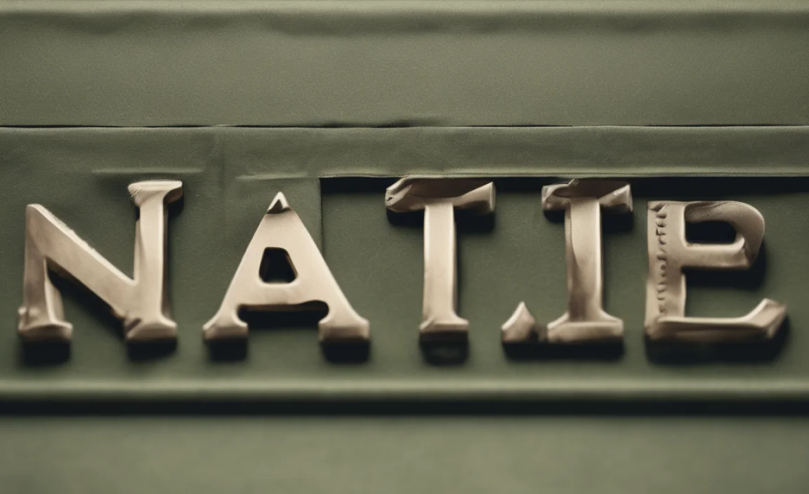 Features Of The Northern Army Font