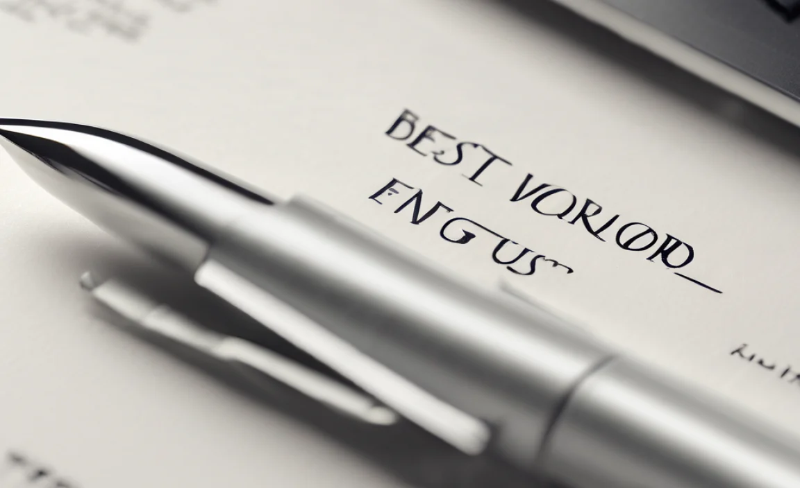 Finding the Best Word Signature Font