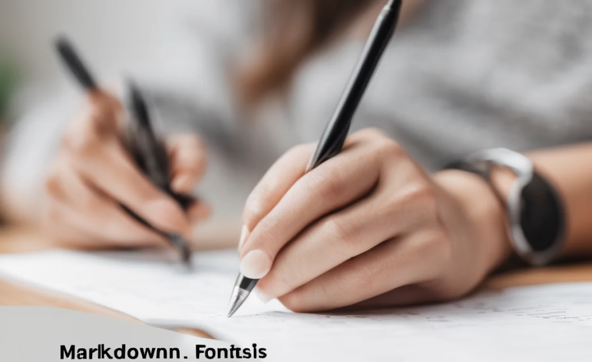 Font Size In Markdown: Measured In Numbers