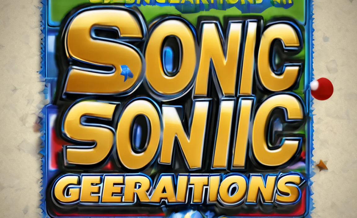 Free Sonic Generations Font: Simple & Easy To Use