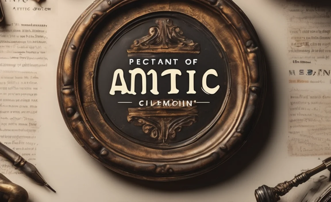 History Of Antic Font