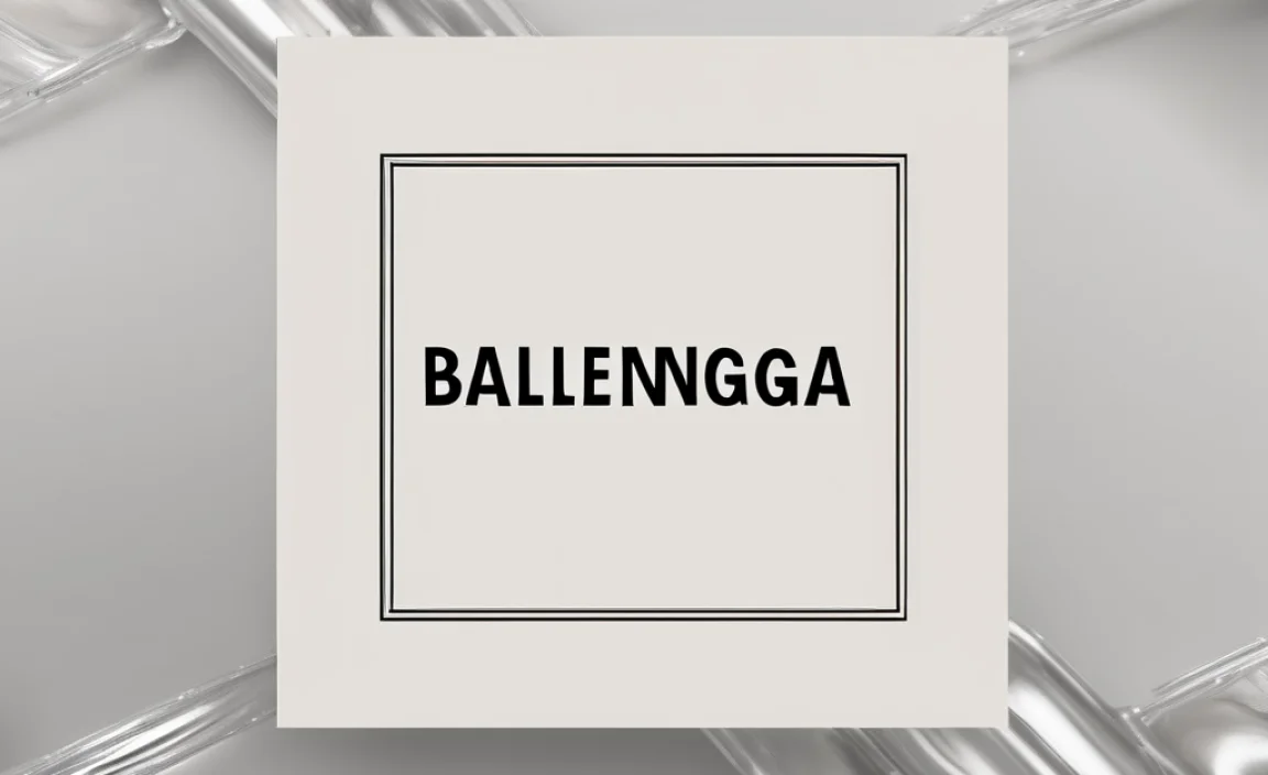 History of the Balenciaga Logo Font