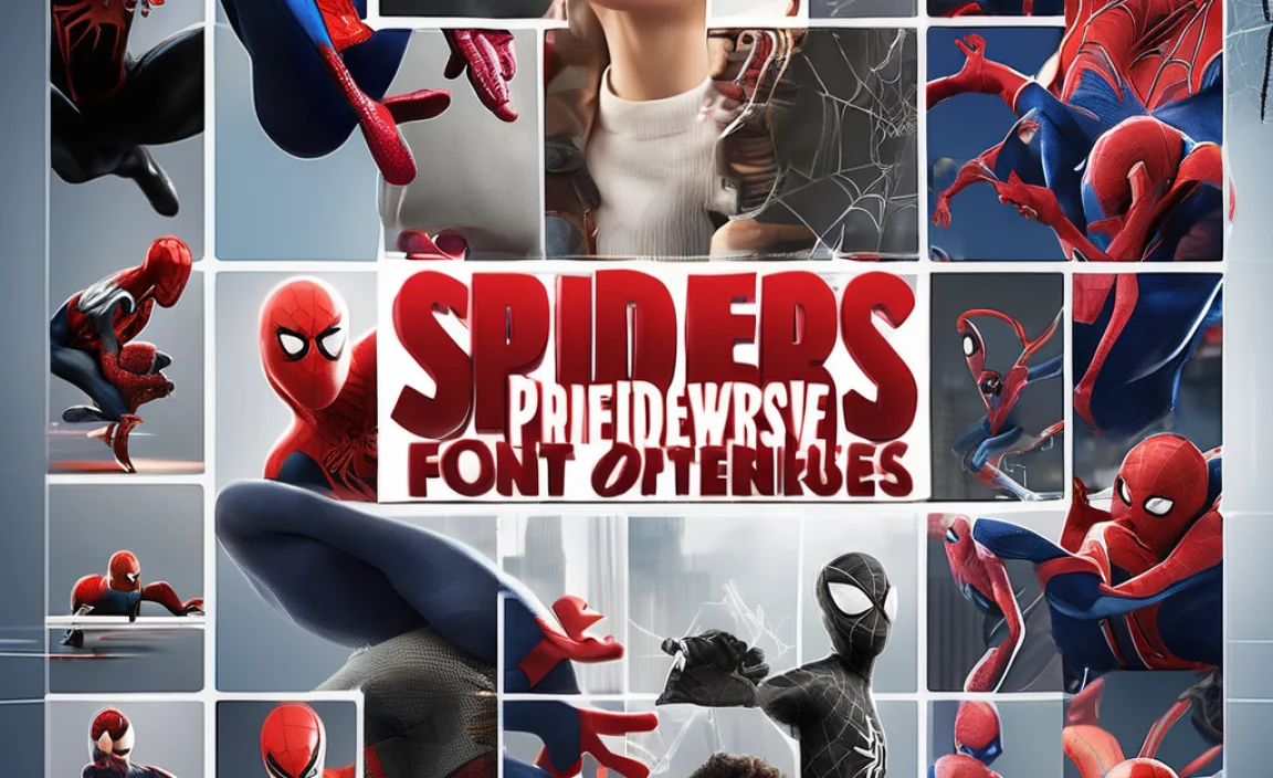 Spiderverse Font Family And Styles