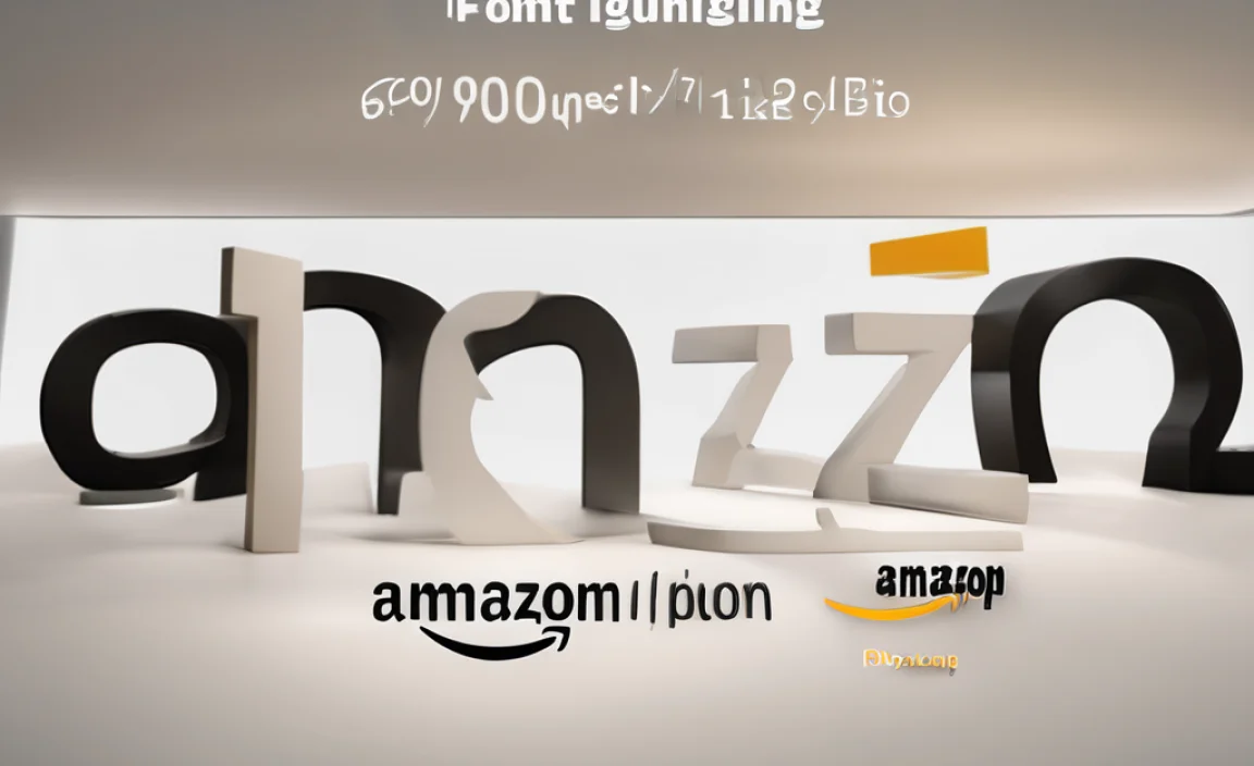 Understanding Amazon Font