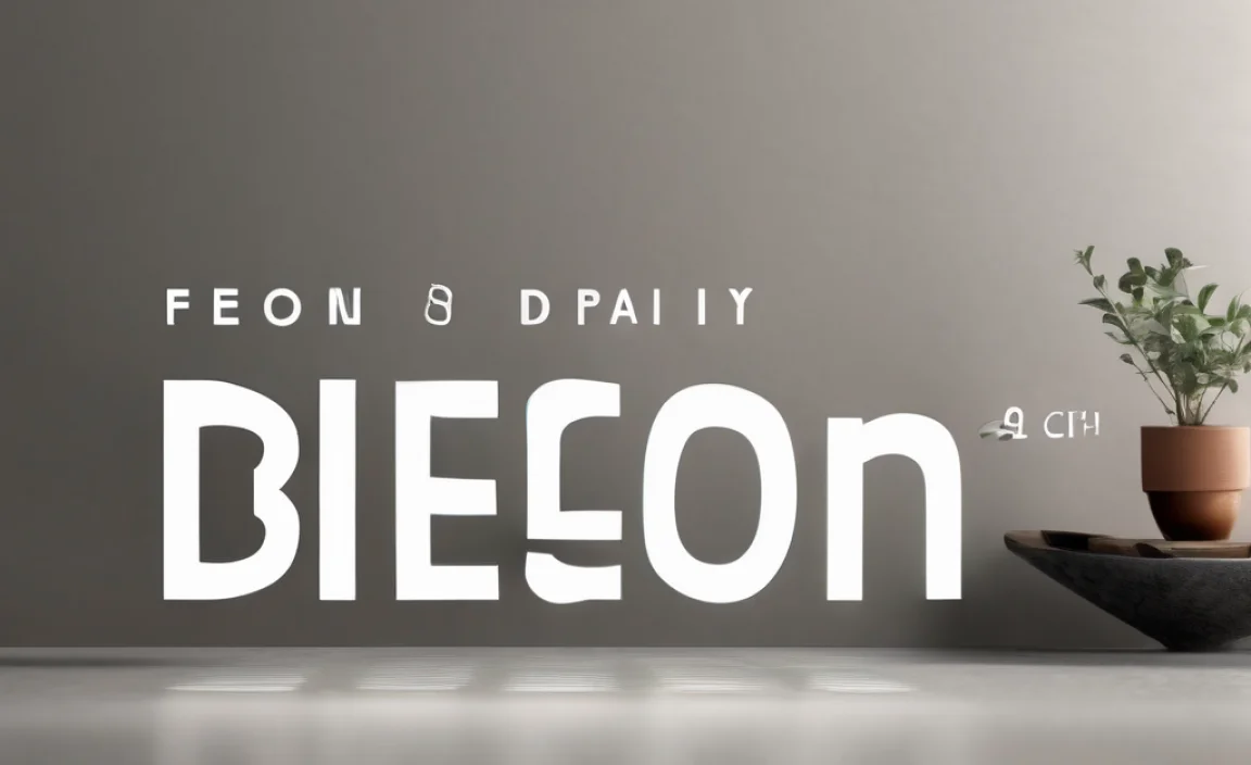 Understanding Beon Display Font